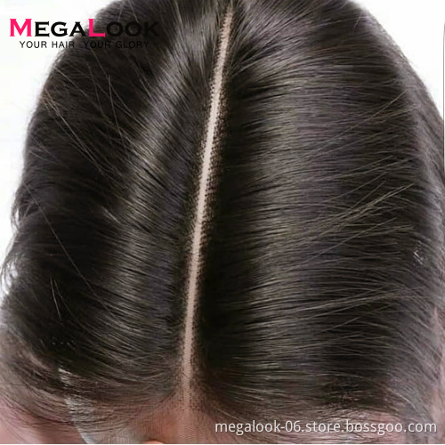 Megalook Hair Discounts Wholesale Cheap Brazilian Straight Human Hair Kim K 2*6 2X6 Lace Closure